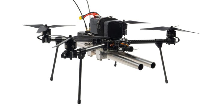 В Латвії представили українську систему перехоплення дронів VARTA DroneHunter