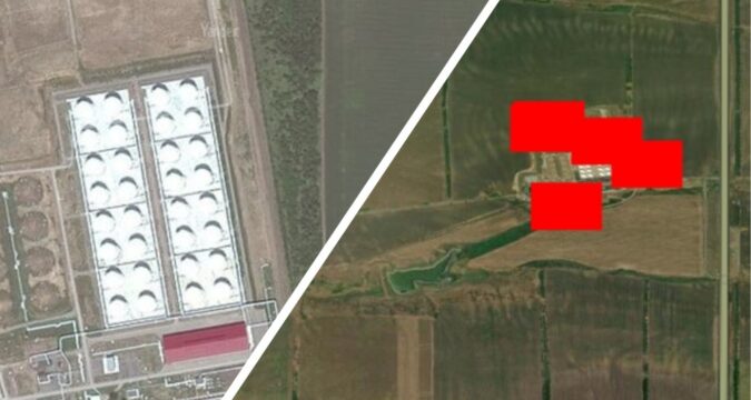 У Ростовській області палають паливні резервуари на комбінаті «Атлас»
