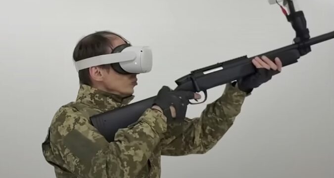 В Україні створили VR-тренажер для стрільби з мисливської рушниці по FPV-дронах