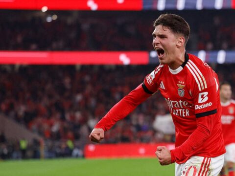 Судаков відзначився голом за Бенфіку