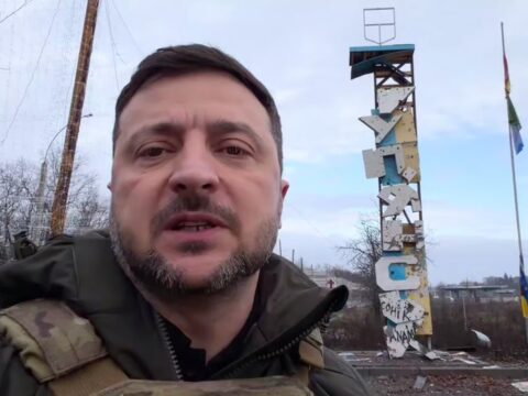 Зеленський приїхав на передову у Куп'янськ