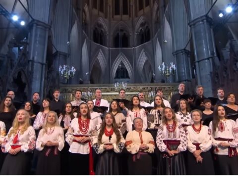 Український хор брав участь у записі різдвяного звернення Чарльза III