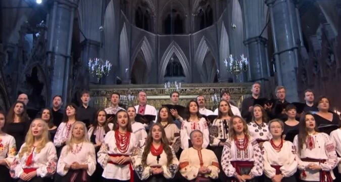 Український хор брав участь у записі різдвяного звернення Чарльза III