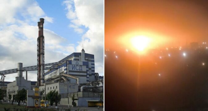 Дрони атакували металургійний комбінат в окупованому Алчевську