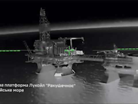 ССО уразили нафтові платформи російської компанії «Лукойл» у Каспійському морі