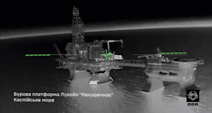 ССО уразили нафтові платформи російської компанії «Лукойл» у Каспійському морі