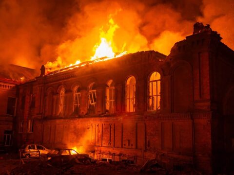 Росіяни атакували в Запоріжжі корпус університету